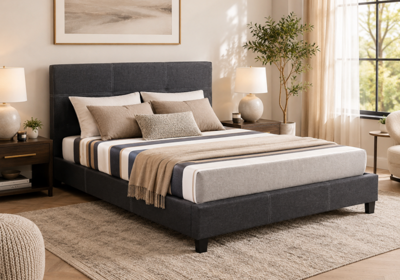 Chambre moderne et lumineuse calme : inspiration chambre
