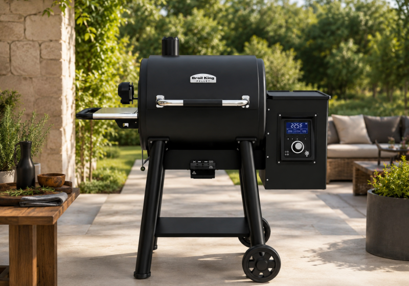 Gril Broil King dans un patio ensoleillé : inspiration patio