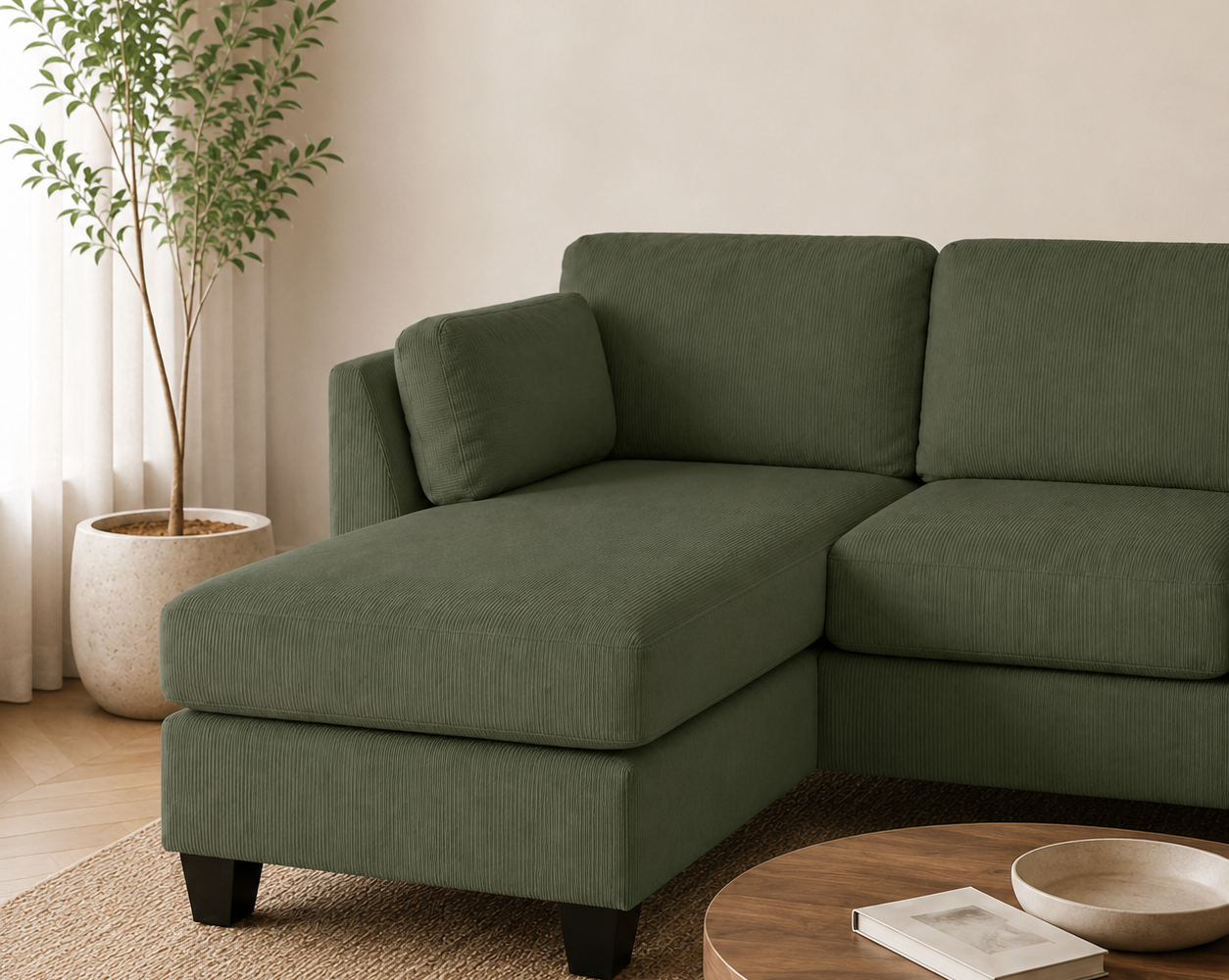 Coin salon minimaliste et douillet : inspiration salon