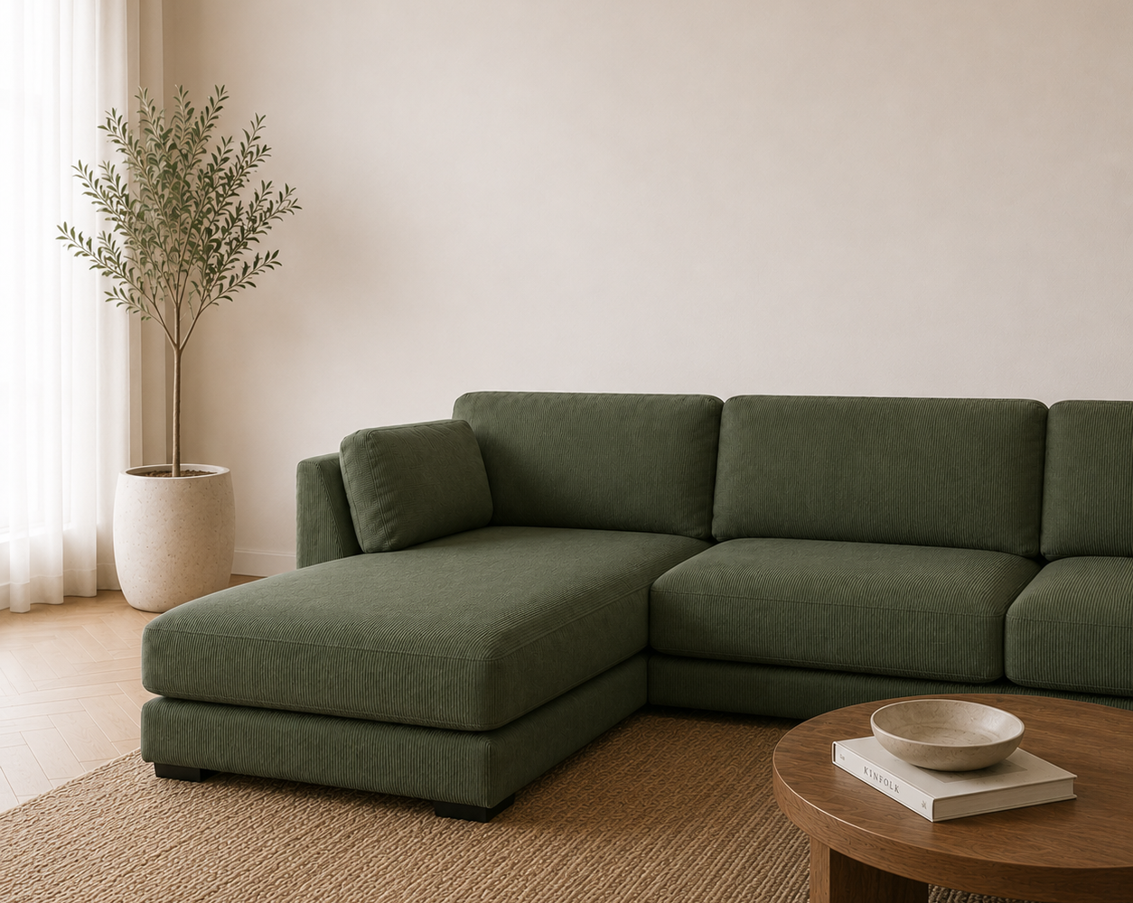 Salon minimaliste et apaisant : inspiration salon