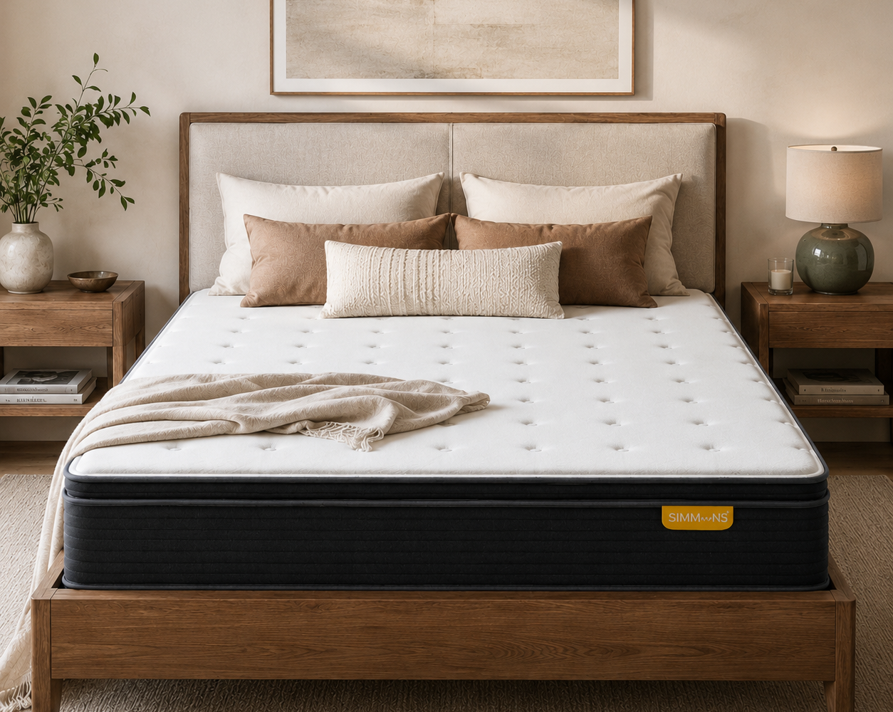 Chambre moderne et apaisante minimaliste : inspiration chambre