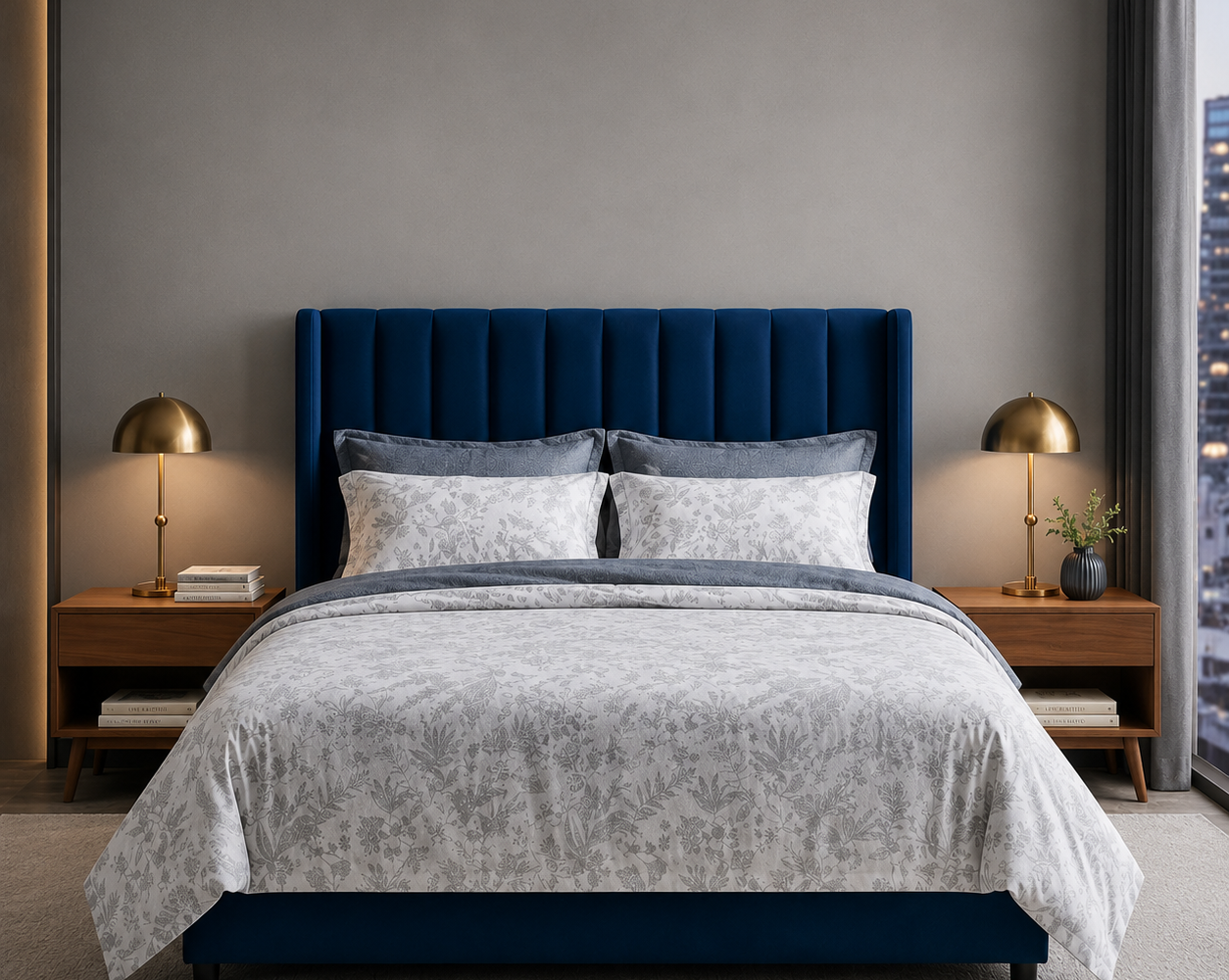 Chambre moderne épurée avec lumière douce : inspiration chambre