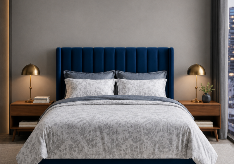 Chambre moderne épurée avec lumière douce : inspiration chambre