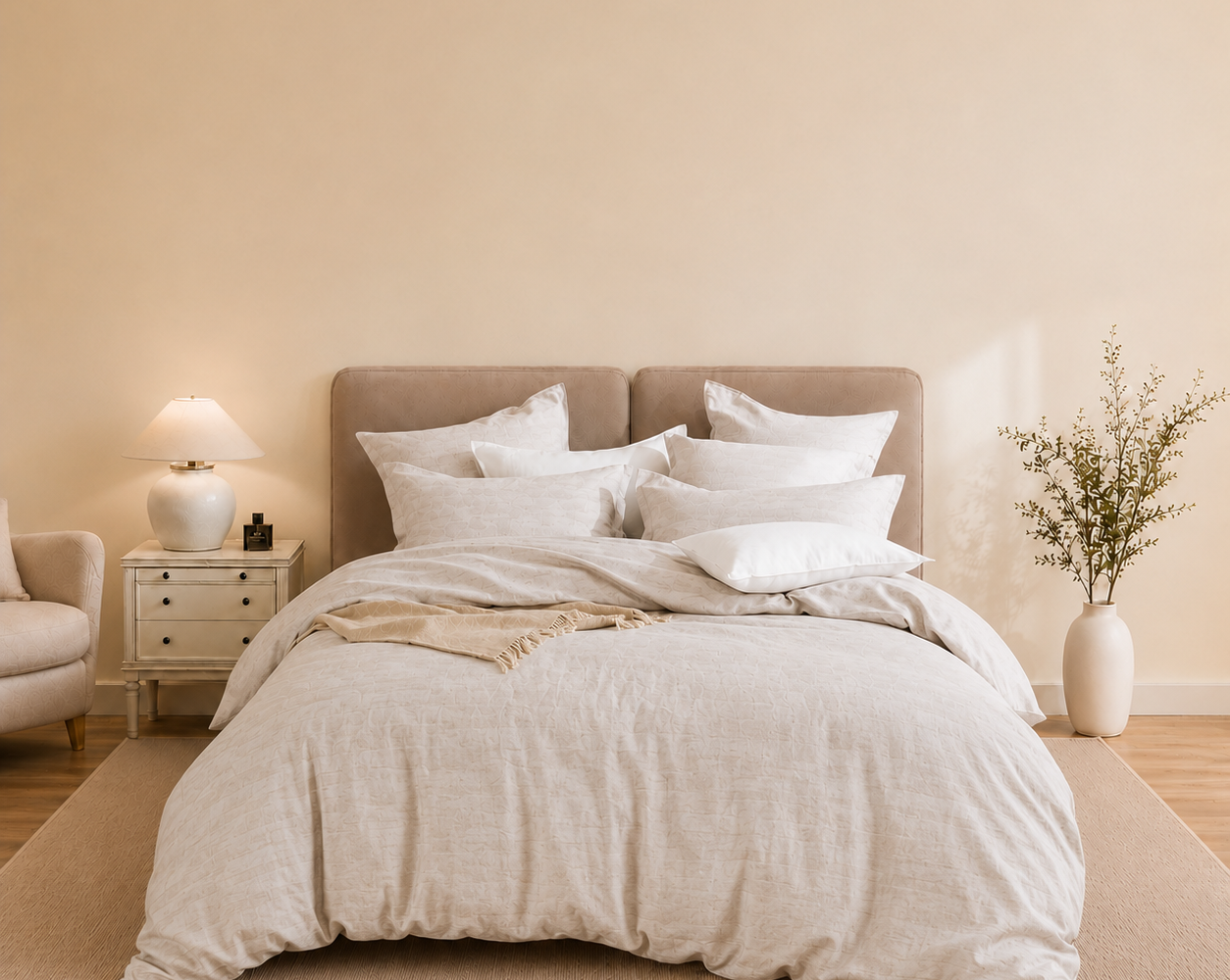Chambre zen et lumineuse : inspiration chambre