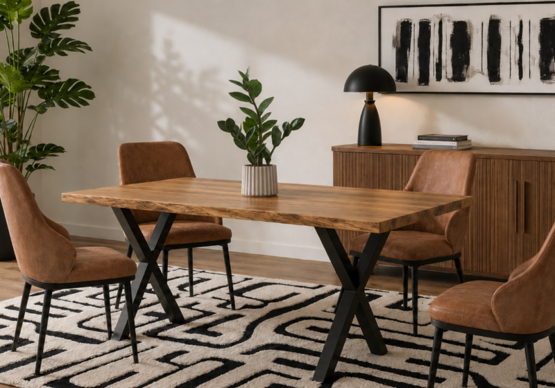 Salle à manger contemporaine et épurée : inspiration salle à manger