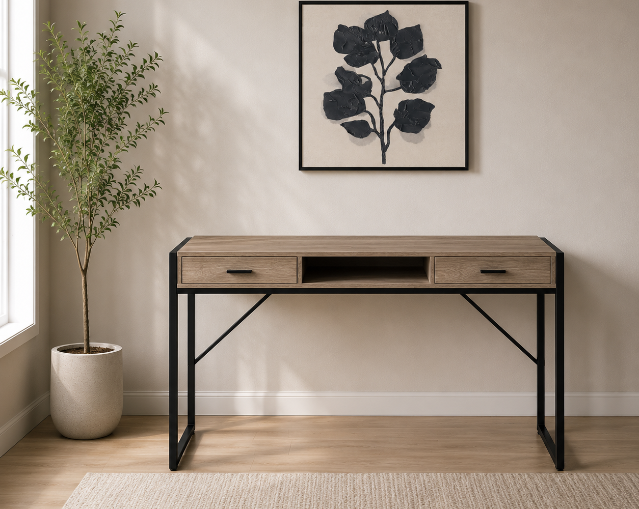 Coin bureau moderne et lumineux : inspiration bureau
