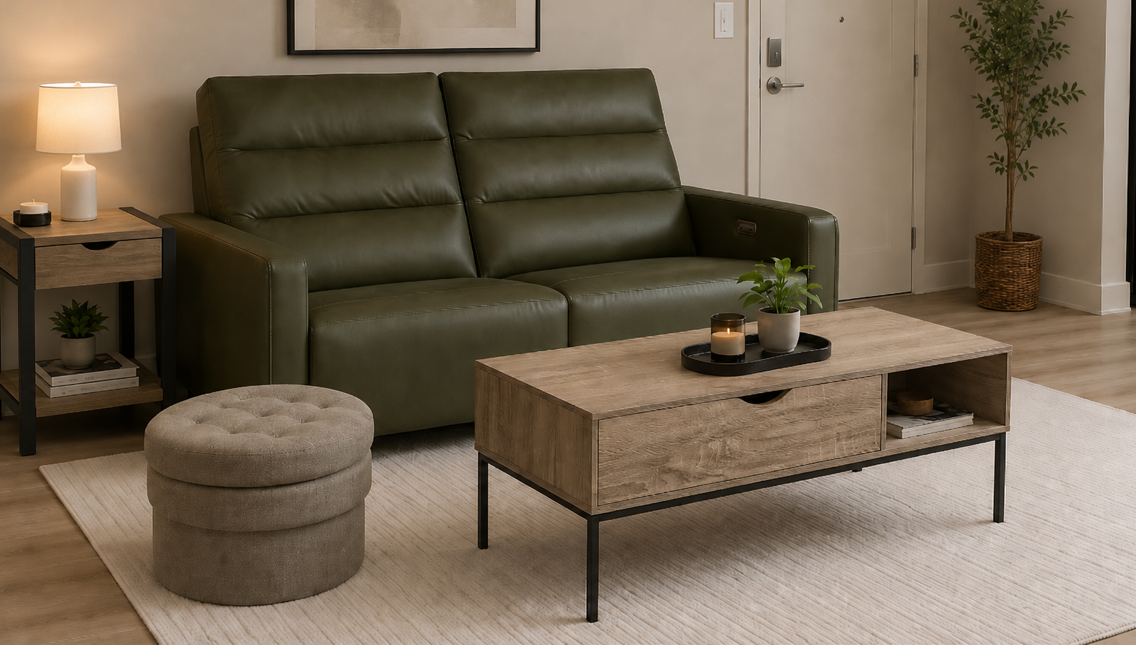Salon moderne et douillet minimaliste : inspiration salon