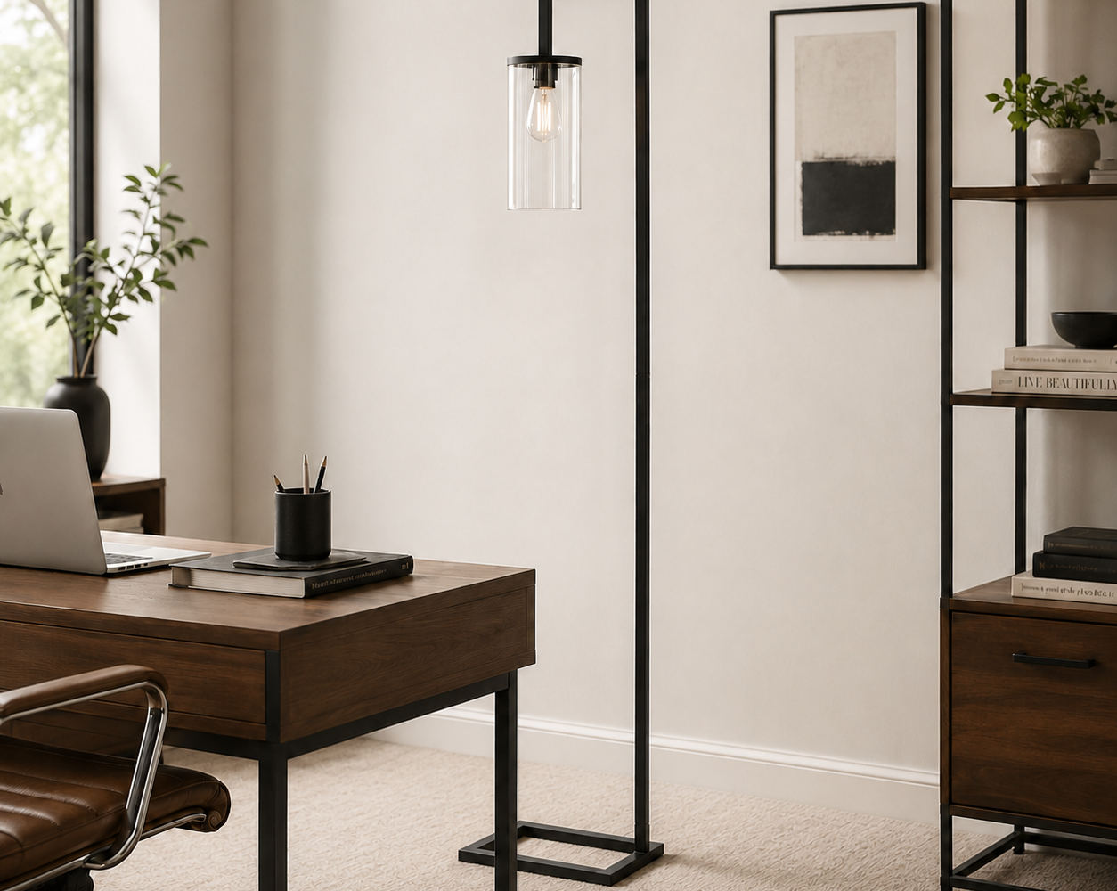 Espace de travail moderne et minimaliste : inspiration bureau