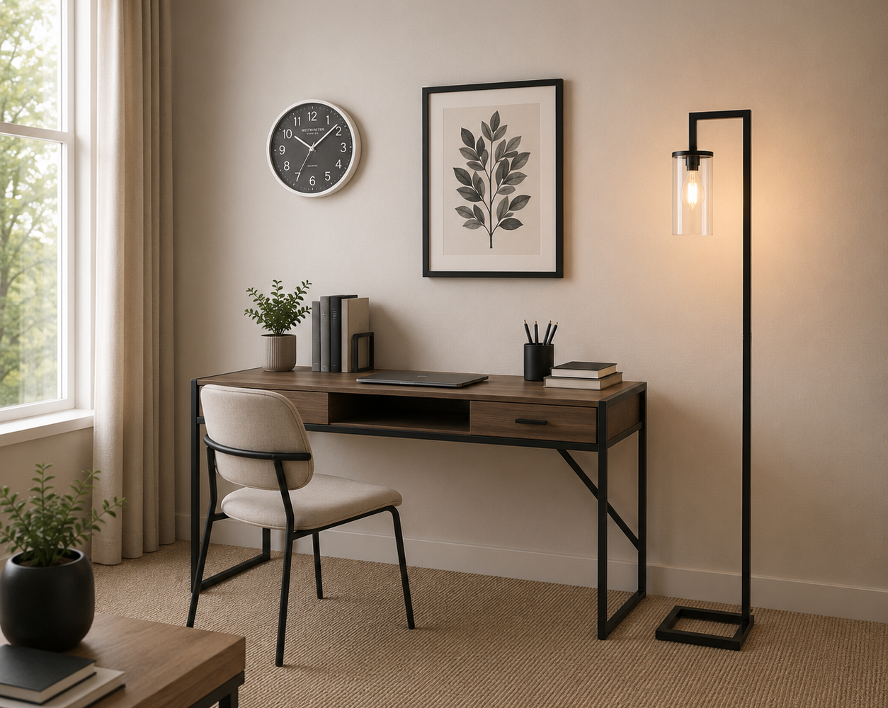 Bureau moderne et lumineux minimalist : inspiration bureau