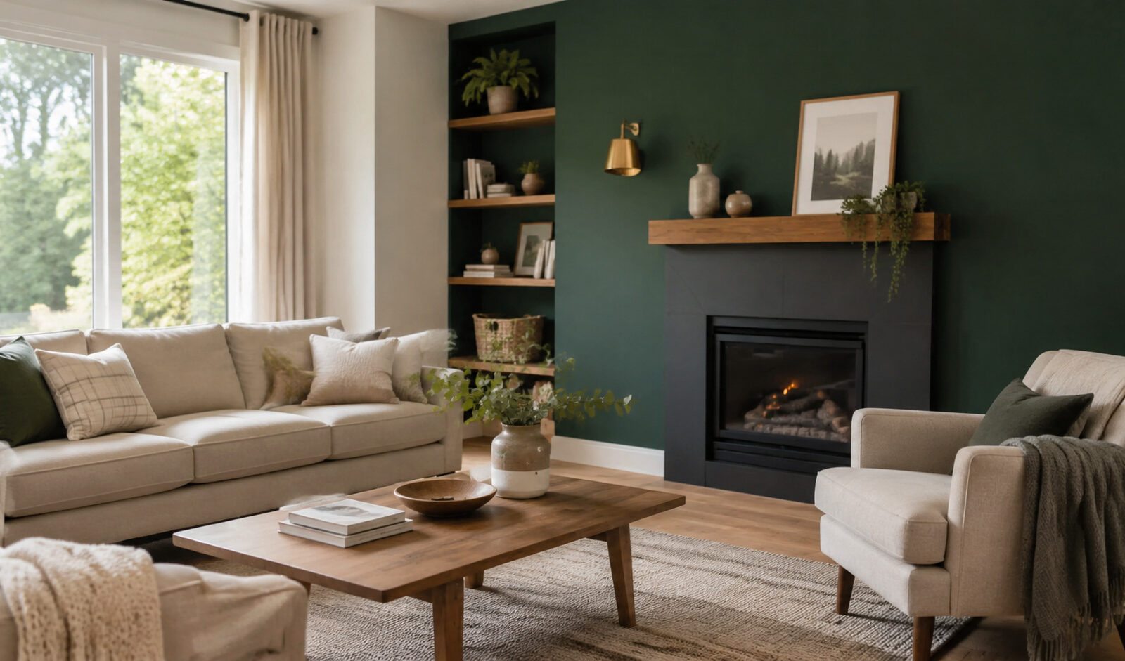 Forêt boréale : comment utiliser la couleur Sico 2026, inspiration salon
