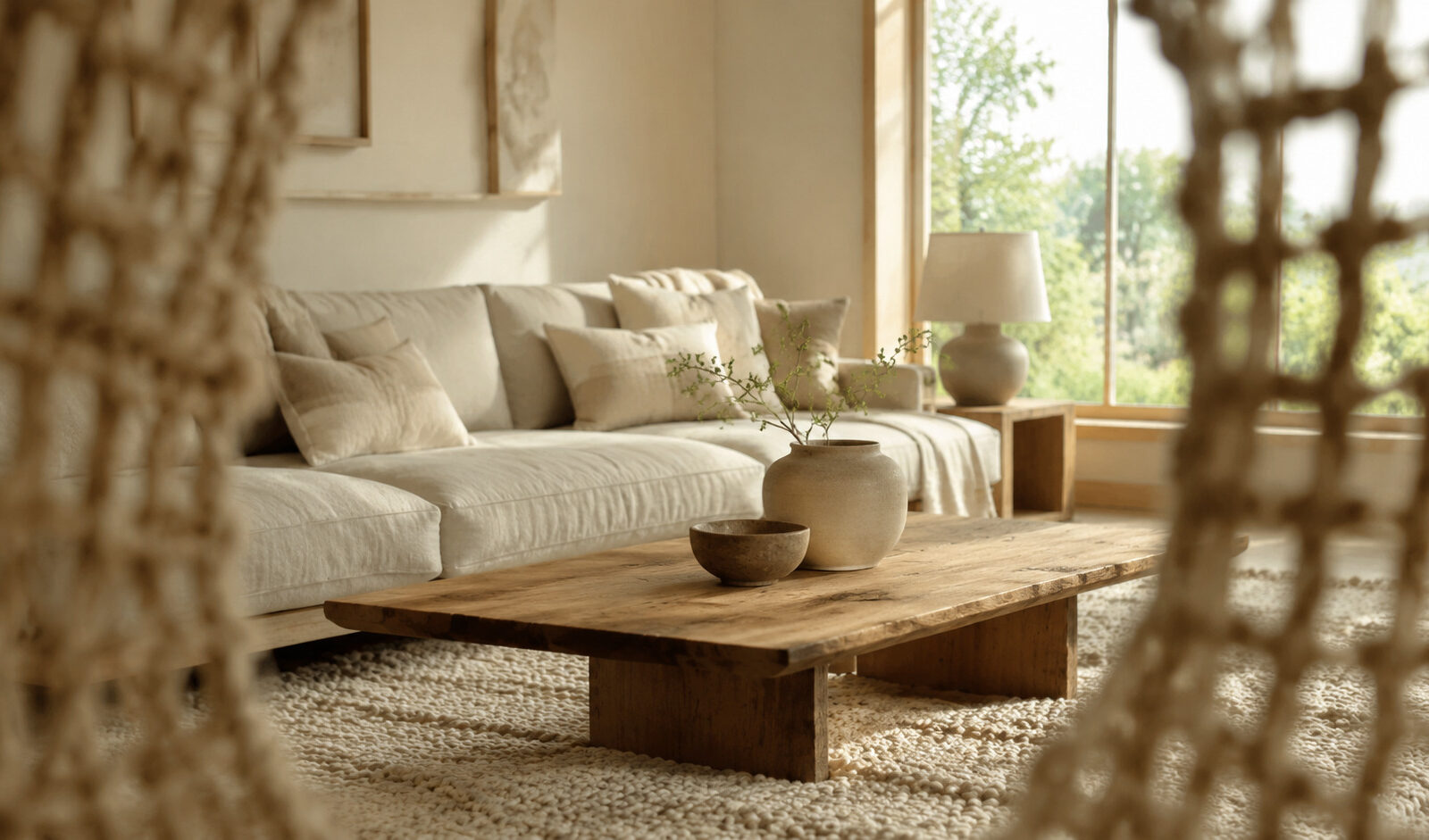 Comment superposer les textures sans surcharger la pièce, inspiration salon