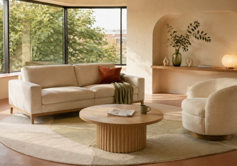 Pourquoi les meubles arrondis envahissent nos maisons, inspiration salon