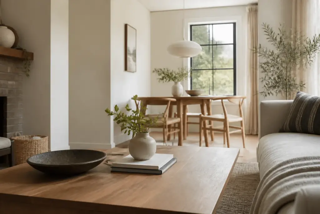 Satin : un jaune-beige assez neutre pour peindre toute la maison ? – mobilier, lumière et couleurs
