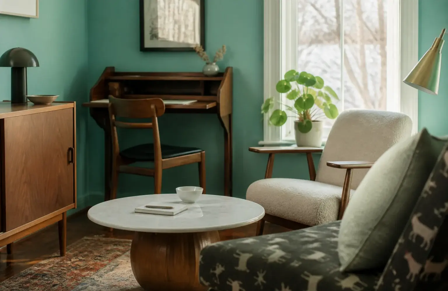 Paruline bleue : optimisme sur les murs après le confinement, inspiration salon