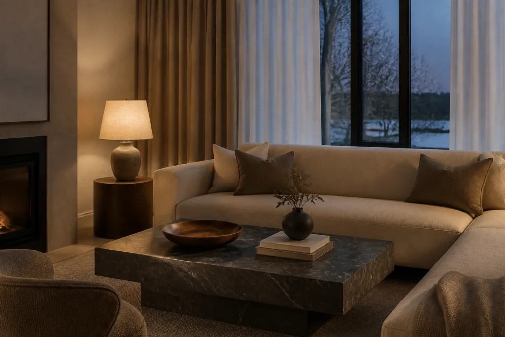 Rideaux d’automne : garder la lumière du jour sans perdre toute l’intimité – mobilier, lumière et couleurs